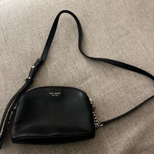 Black Kate Spade Spencer Small Dome Crossbody